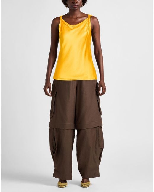 Hanita Yellow Top Viscose, Elastane