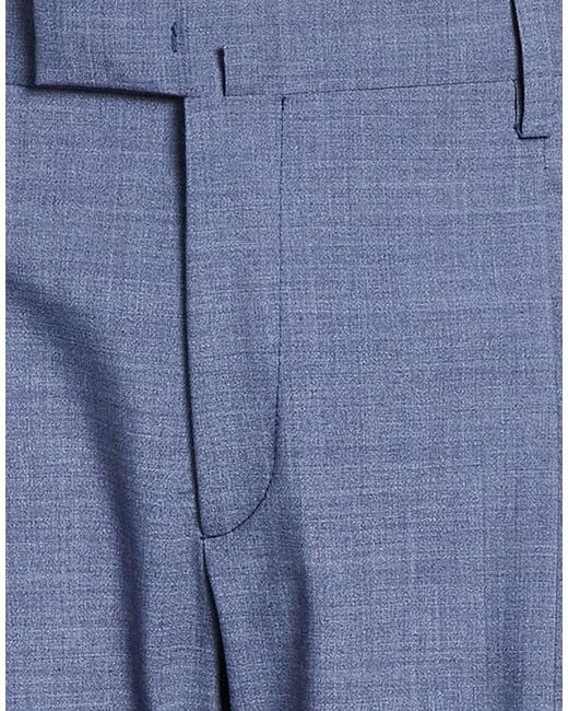 Briglia 1949 Blue Pants Virgin Wool, Polystyrene, Elastane for men
