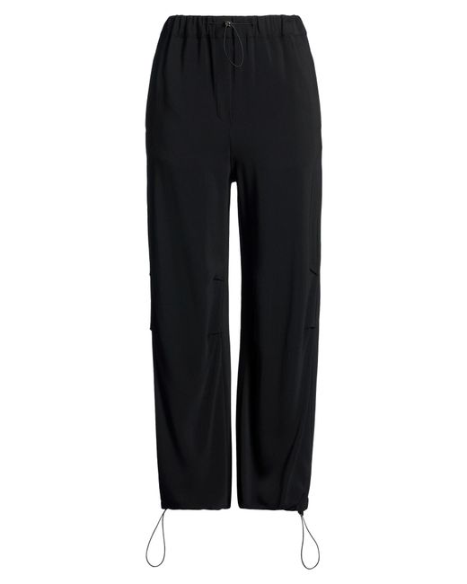 Erika Cavallini Semi Couture Black Pants Viscose, Elastane