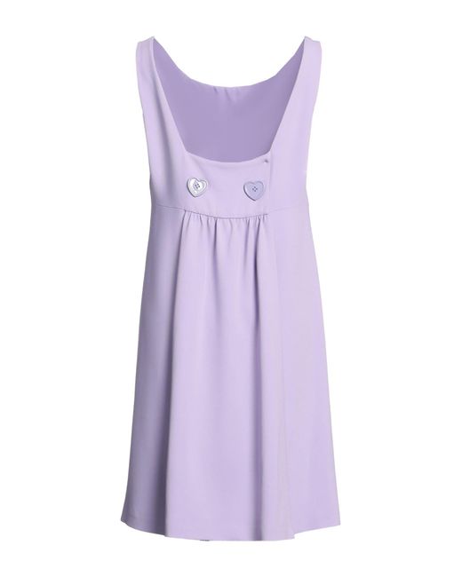 Moschino Purple Midi Dress