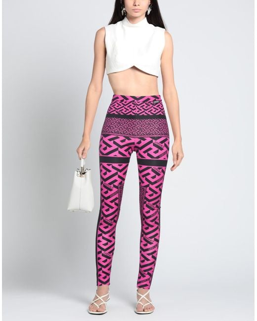 Versace Red Leggings