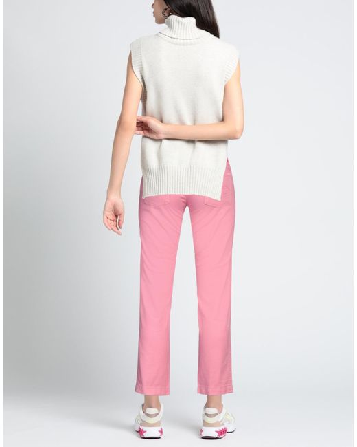 Jacob Coh?n Pink Cropped Trousers
