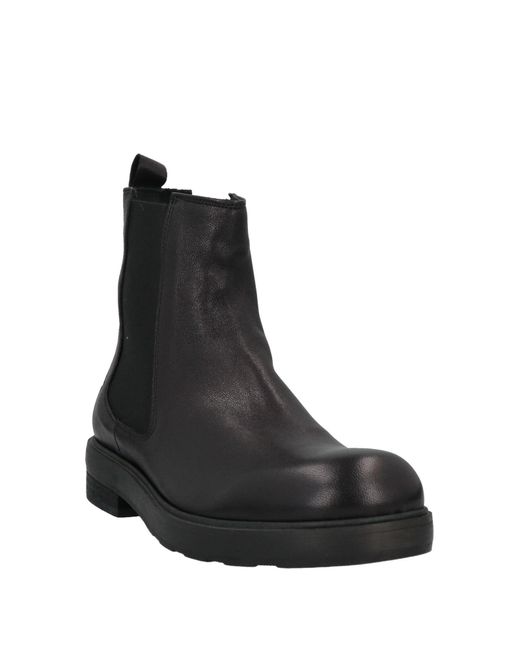O.x.s. Black Ankle Boots for men