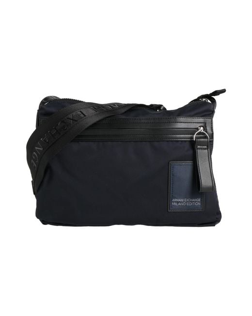 ARMANI EXCHANGE Blue Cross-Body Bag Polyester for men
