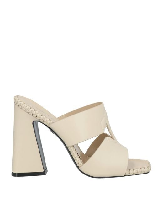 Roberto Cavalli White Sandale