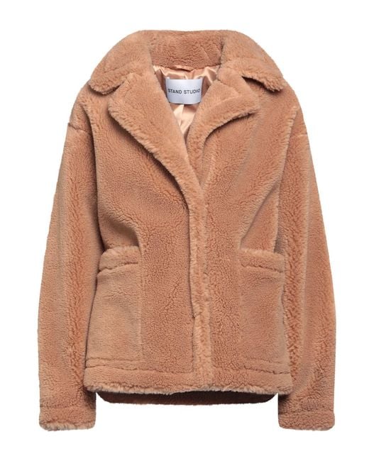 Stand Studio Brown Shearling & Teddy