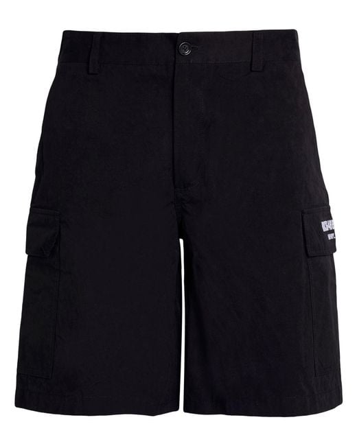 Dolce & Gabbana Blue Shorts & Bermuda Shorts Cotton, Polyester, Polyamide for men