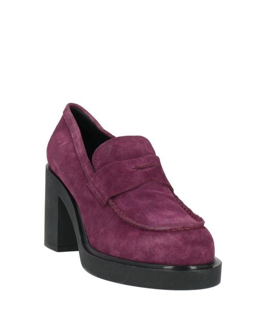 Fratelli Rossetti Purple Loafers Leather