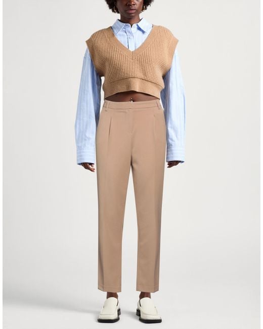 GAUDI Natural Pants Polyester, Viscose, Elastane