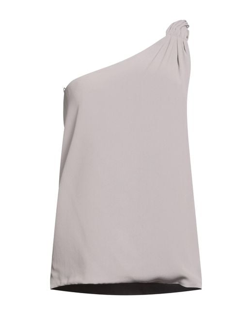 Semicouture Gray Top Acetate, Silk