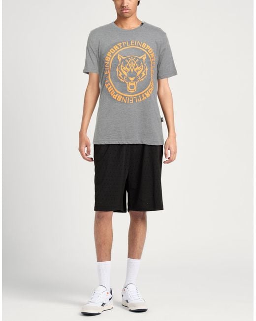 Philipp Plein Gray T-Shirt for men