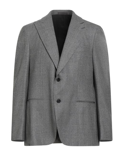 Caruso Gray Blazer Wool for men