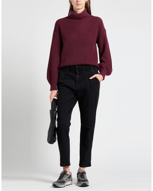 Pinko Black Jeans Cotton, Elastane, Polyamide