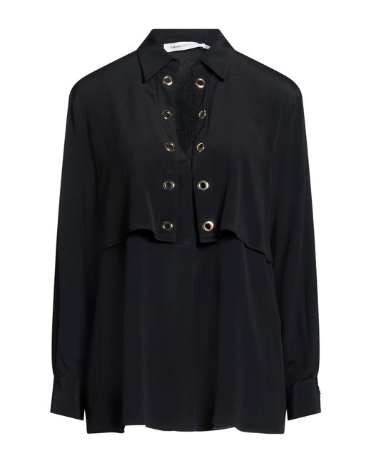 SIMONA CORSELLINI Black Top Acetate, Silk