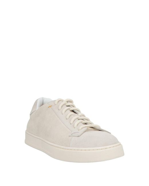Doucal's White Light Sneakers Leather for men