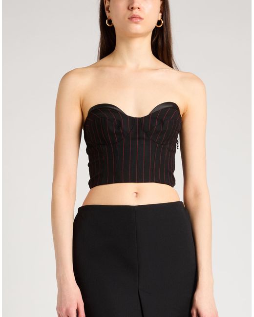 HUGO Black Top Recycled Polyester, Viscose, Elastane, Polyester