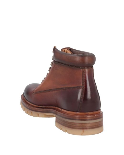 Santoni Brown Ankle Boots for men