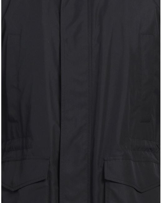 Herno Blue Jacket Polyester, Cotton, Viscose for men