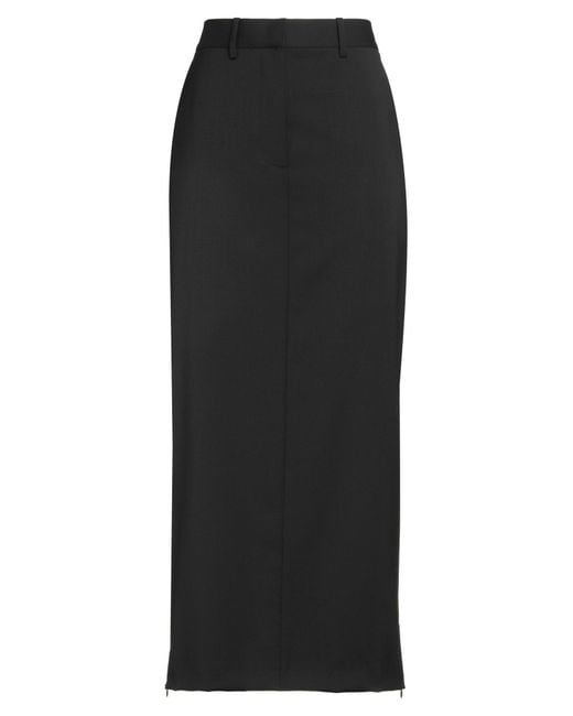 Jupe Midi Helmut Lang en coloris Black