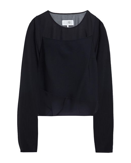 MM6 by Maison Martin Margiela Black Top Polyester