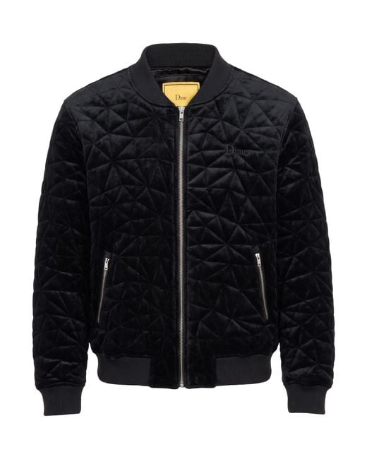 Dime Blue Jacket Polyester, Elastane for men