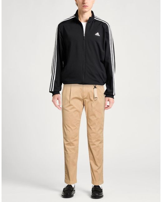 Manuel Ritz Natural Camel Pants Cotton, Elastane for men