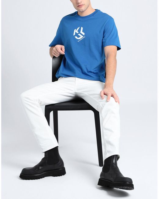 Karl Lagerfeld Blue T-shirt for men
