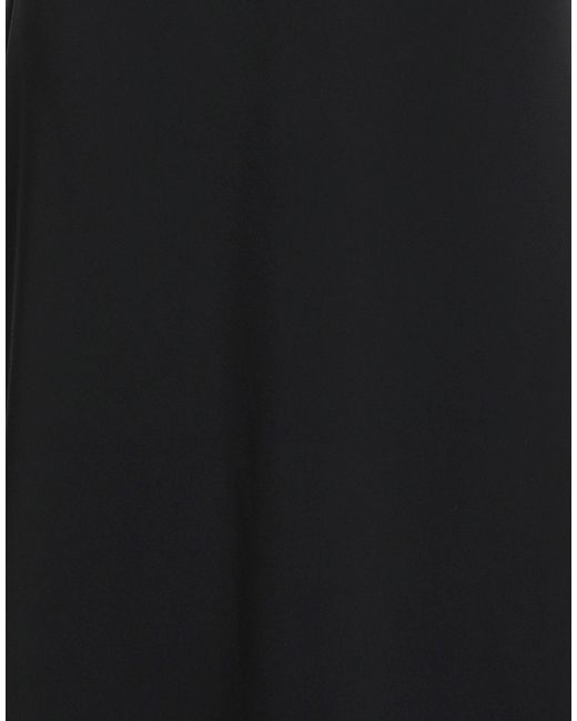Liu Jo Black Midi Dress Polyester, Elastane