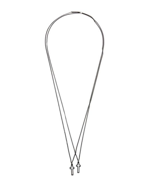 DSquared² Metallic Necklace Brass, Zamak for men