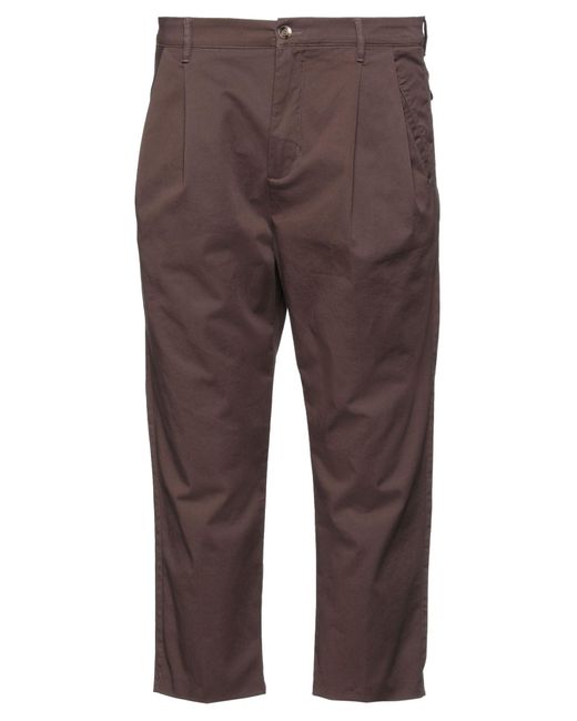 Officina 36 Brown Trouser for men