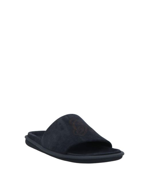 Giorgio Armani Blue Sandals for men