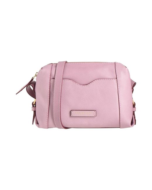 The Bridge Pink Cross-Body Bag Leather