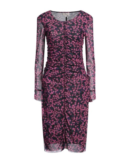 Baum und Pferdgarten Purple Midi Dress Recycled Polyester, Elastane
