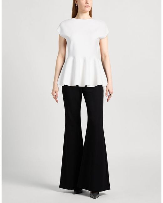 Alaïa White Top Viscose, Polyamide, Polyester, Elastane