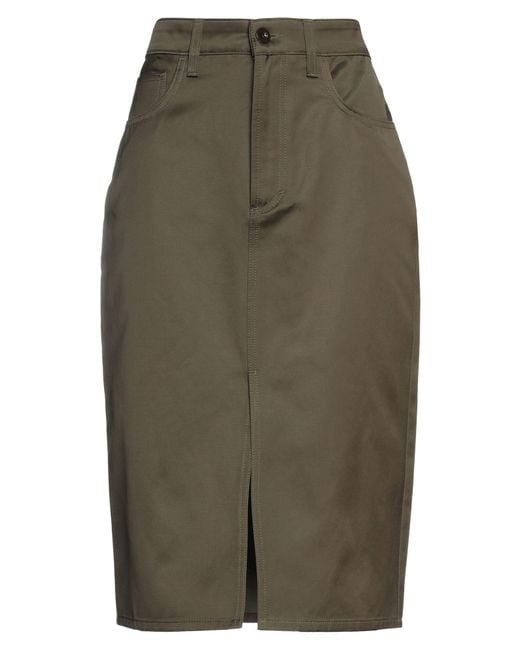 Department 5 Green Midi Skirt