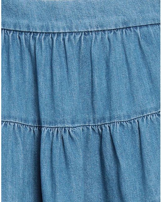 Sandro Blue Denim Skirt