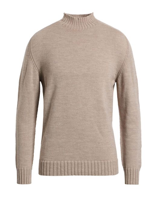 Alpha Studio Gray Turtleneck for men