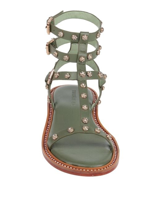 Emanuélle Vee Green Sandals
