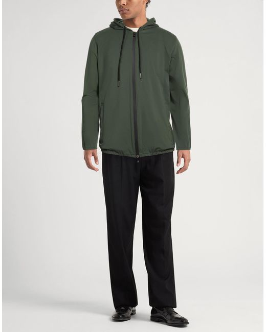 Tombolini Green Running Jacket Polyamide, Elastane for men