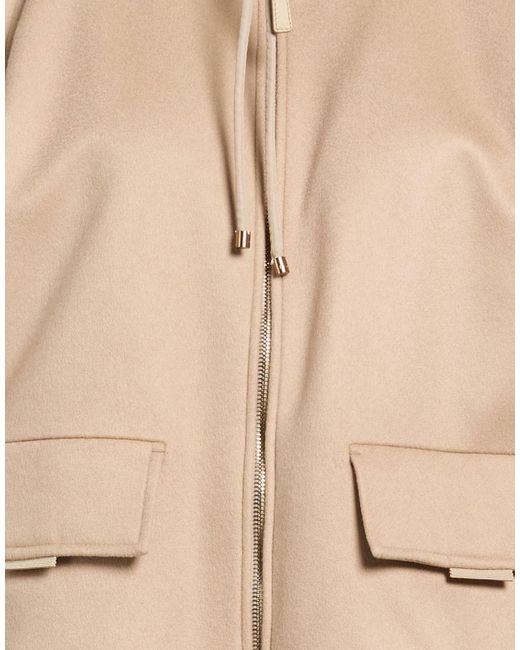 Agnona Natural Jacket Cashmere, Polyester