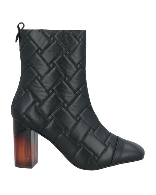 Kurt Geiger Black Ankle Boots Leather