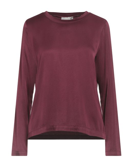 Haveone Purple Burgundy Top Viscose, Elastane