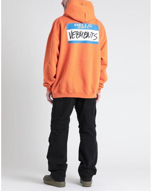 Vetements Sweatshirt in Orange für Herren
