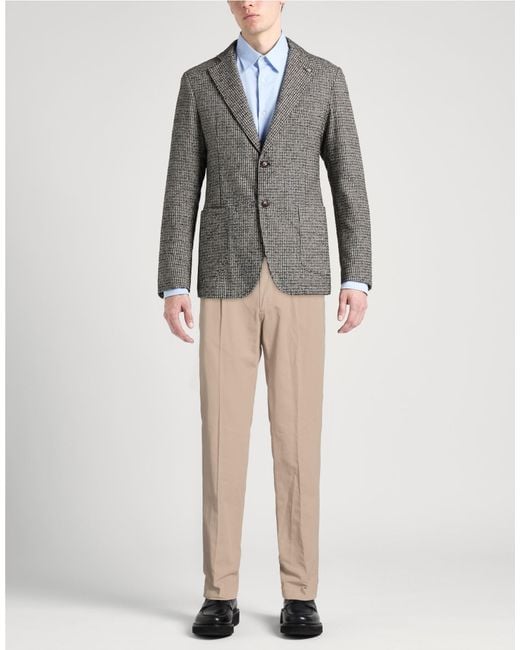 Incotex Natural Pants Cotton, Linen for men