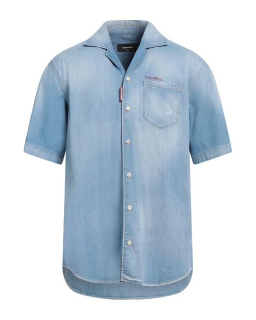 Camicia Jeans di DSquared² in Blue da Uomo
