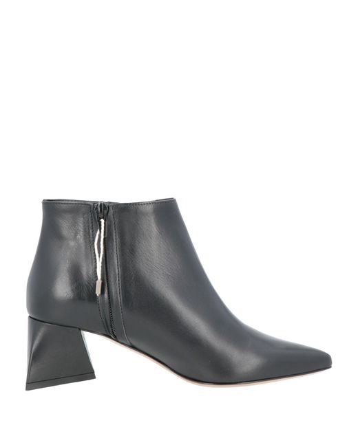 Brock Collection Gray Ankle Boots