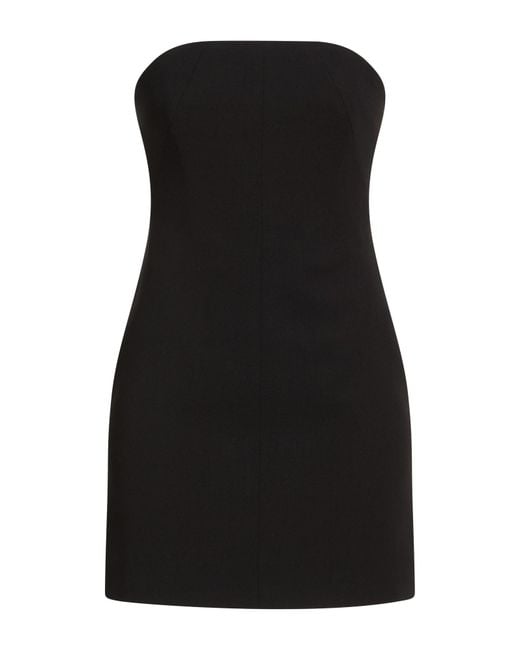 16Arlington Black Mini Dress Polyester