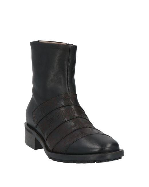Ixos Black Ankle Boots