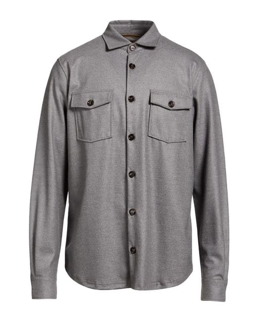 Moorer Gray Shirts for men