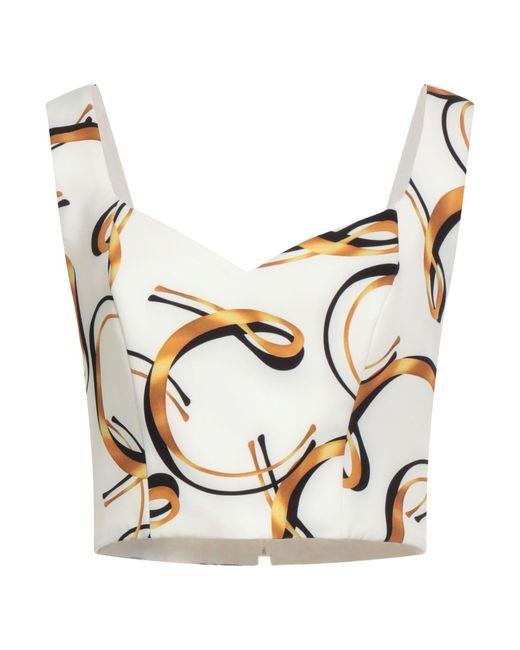 Camilla Metallic Top Polyester, Elastane